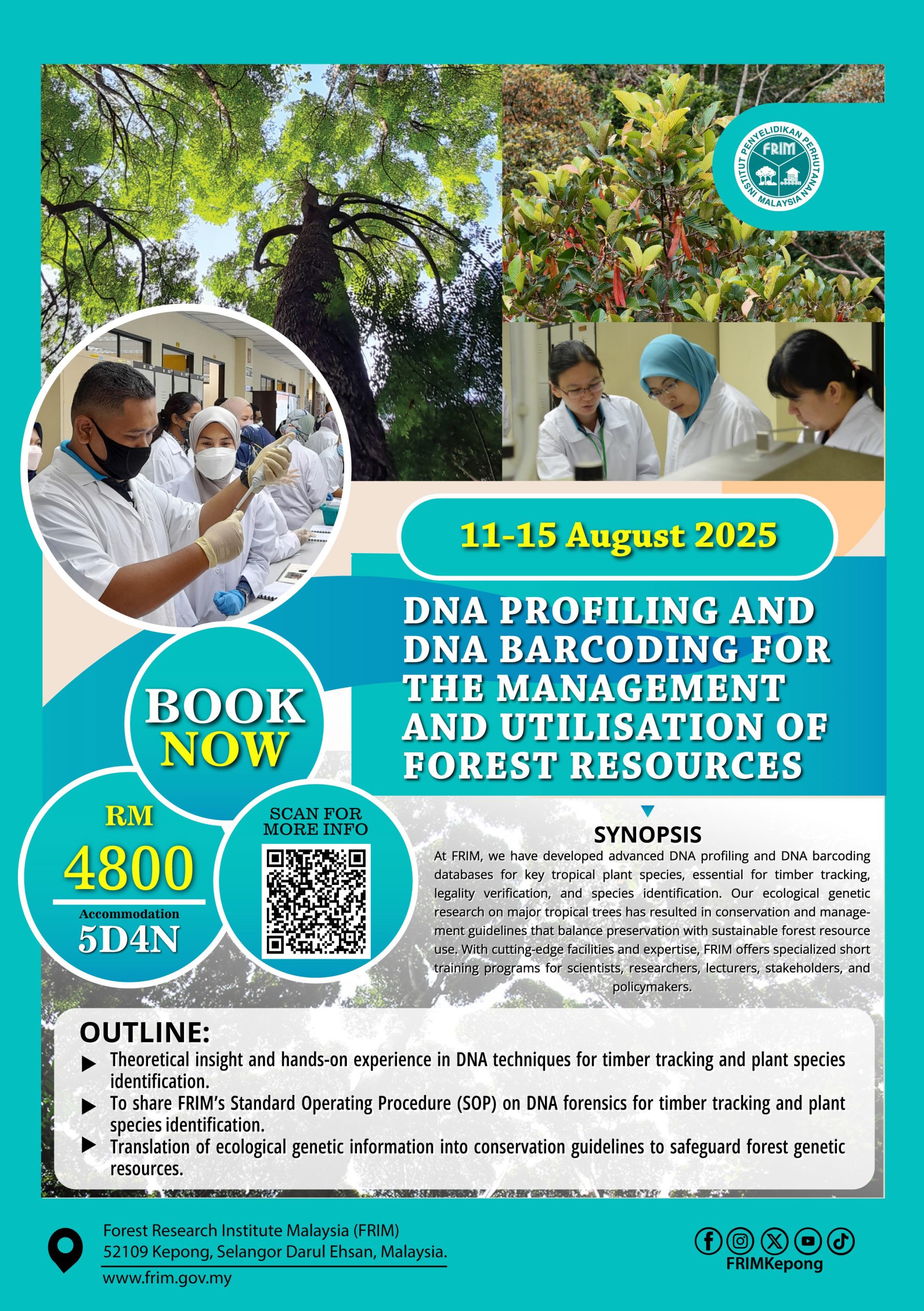 Poster DNA Profiling and DNA Barcoding for the management and utilisation of forest resources